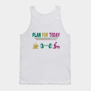 Funny gym, plan for today Tank Top